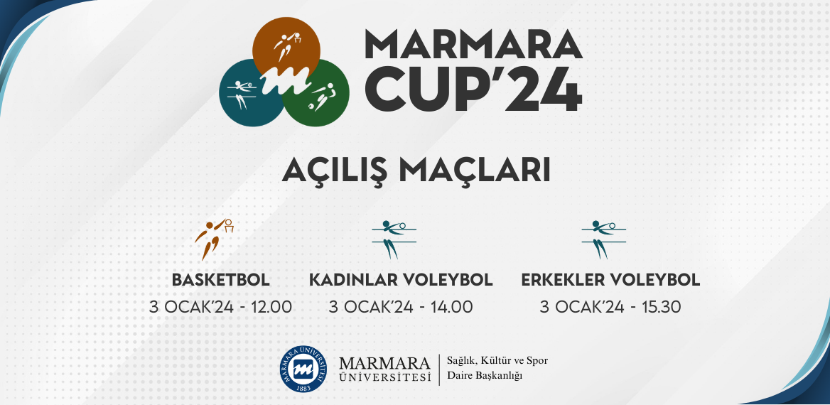 Üniversitemiz Rektörlük Kupası Karşılaşmaları MarmaraCup'24 Başlıyor