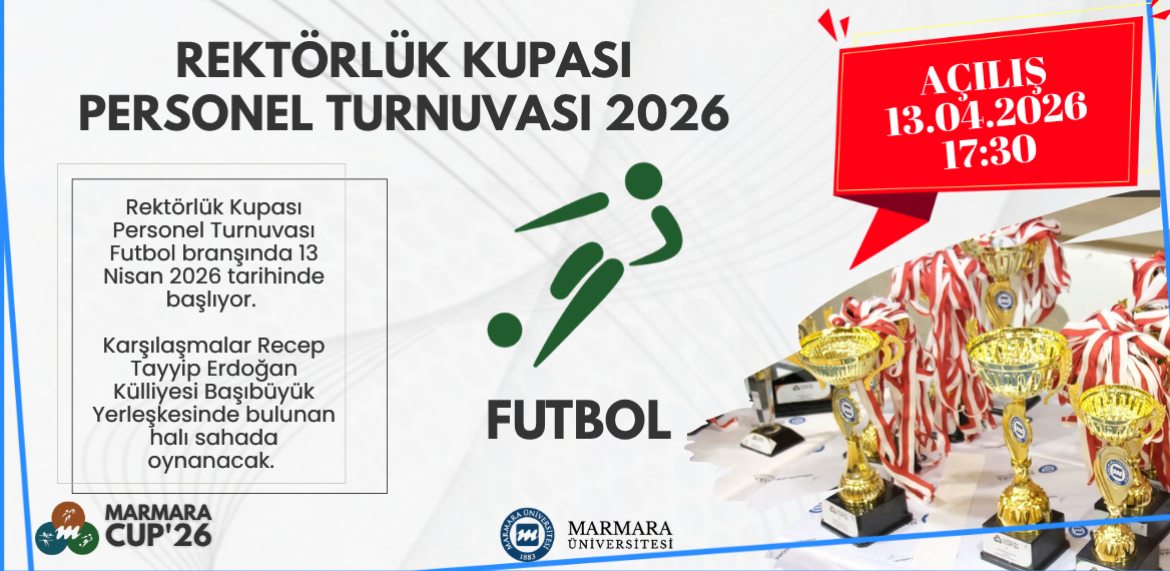 Rektörlük Kupası Personel Turnuvası Başlıyor