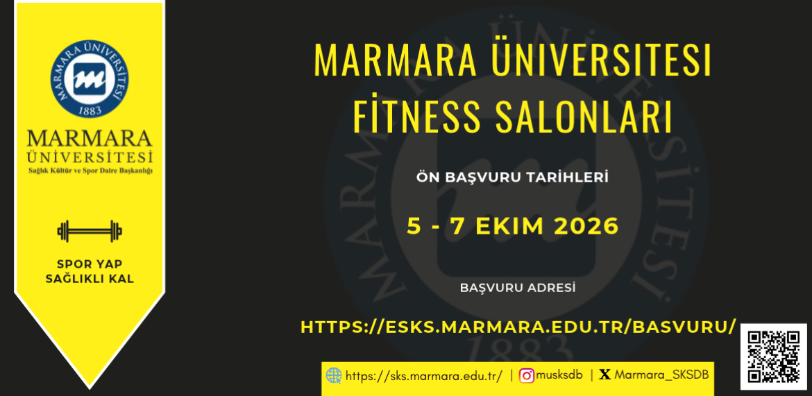 Fitness Salonları Ön Kayıt Başvuruları Başlıyor / 5-7 Ekim 2026